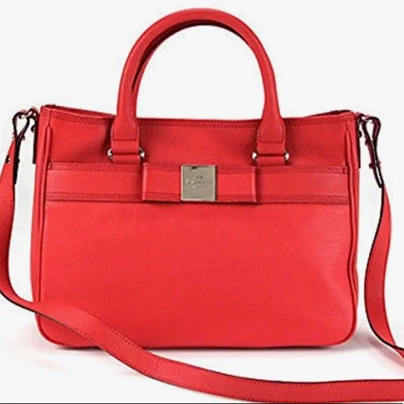 Kate Spade NWT Primrose Hill Goldie Satchel in Geranium - HOST PICK! 🏆 - Picture 2 of 15